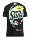 Iceberg Man T-shirt Black Size L Cotton In Black