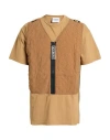 Iceberg Man T-shirt Camel Size L Cotton, Cupro In Neutral