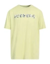 Iceberg Man T-shirt Light Green Size 3xl Cotton, Elastane In Green