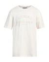 Iceberg Logo-print Cotton T-shirt In Off White