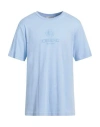 Iceberg Man T-shirt Sky Blue Size Xxl Cotton In Blue