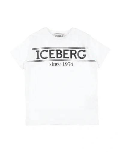 Iceberg Man T-shirt White Size 6 Cotton