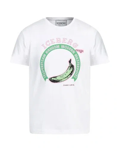 Iceberg Man T-shirt White Size Xl Cotton