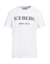 Iceberg Man T-shirt White Size Xxl Cotton