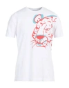Iceberg Man T-shirt White Size Xxl Cotton, Polyester In White