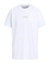 Iceberg Man T-shirt White Size Xxl Cotton In Red
