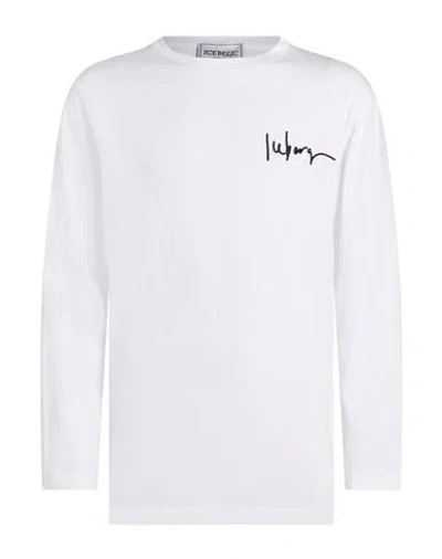 Iceberg Man T-shirt White Size Xl Cotton