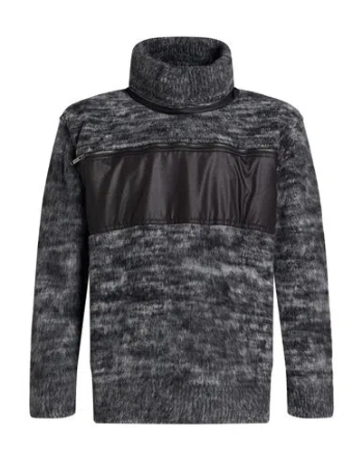Iceberg Man Turtleneck Grey Size M Wool, Polyamide In Multi