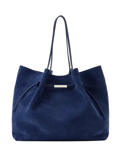 Iceberg Maxi Drawstring-detail Tote Bag In Blue