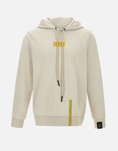 Iceberg Men's Cotton Blend Hooded Sweatshirt