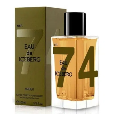 Iceberg Men's Eau De  Amber Edt Spray 3.4 oz Fragrances 8057714450074