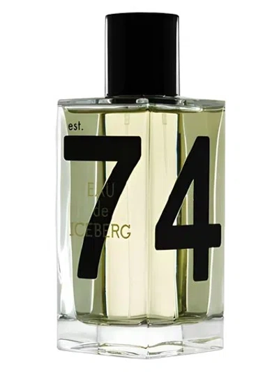Iceberg Men's Eau De  Pour Homme Edt Spray 3.4 oz (tester) Fragrances 8057714450159 In Green