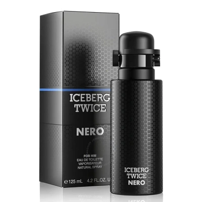 Iceberg Men's Twice Nero Edt Spray 4.2 oz Fragrances 8057714450333 In White