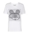 Iceberg Mickey Mouse Print T-shirt In White
