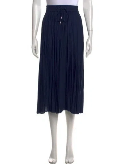 Pre-owned Iceberg Midi Length Skirt In Blue