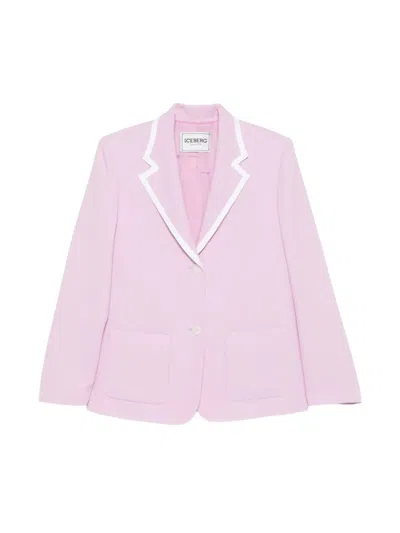 Iceberg Mini Lightweight Women's Jacket In Pink