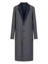 Iceberg Notched-lapels Coat In Gray