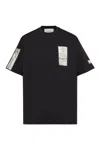 Iceberg Open-necked Black Shirt In Black