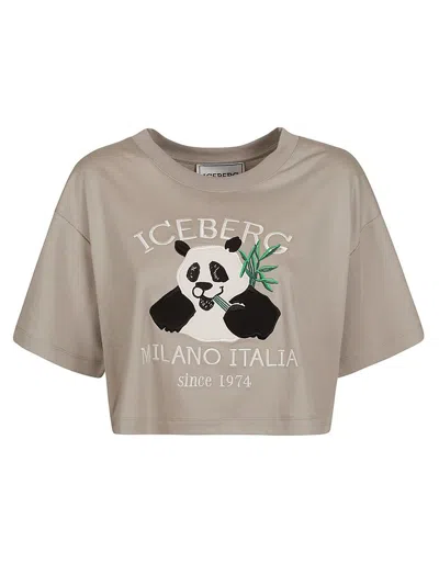 Iceberg Cotton T-shirt In Grey