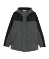 Iceberg Panelled Hooded Jacket In Black