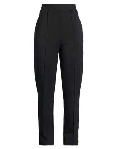 Iceberg Pantalone Jersey Woman Pants Black Size L Cotton, Modal, Polyester, Elastane