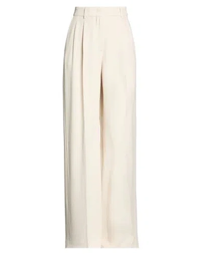 Iceberg Pantalone Woman Pants Beige Size 2 Acetate, Viscose In White