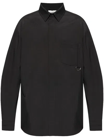 Iceberg Patch-pocket Shirt In Black