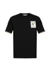 Iceberg Patch T-shirt In Black