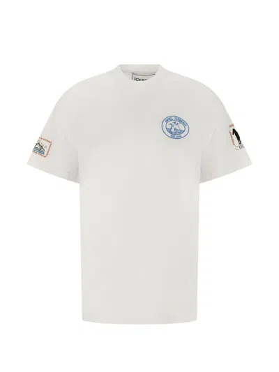 Iceberg Patch-detail Cotton T-shirt In White