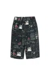Iceberg Pattern-printed Shorts In Multi