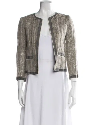 Pre-owned Iceberg Patterned Jacket In Multi