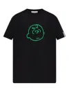 Iceberg Peanuts-embroidered T-shirt In Black