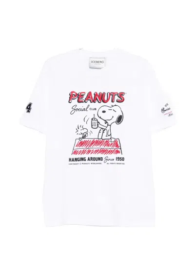 Iceberg Peanuts Graphic T-shirt In White