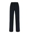 Iceberg Pleated Zipper Casual Pants In Black