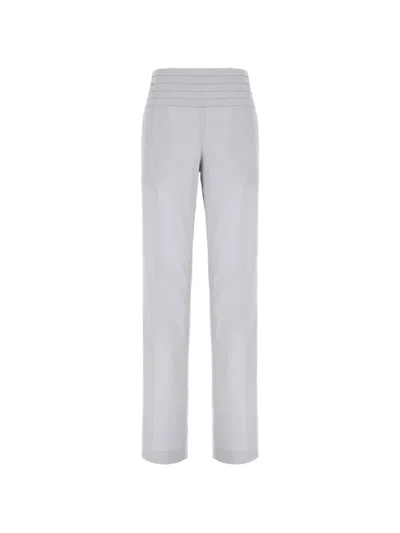 Iceberg Pleated-waistband Straight-leg Trousers In Gray
