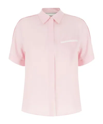 Iceberg Pocket Piped Top In Pink