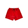 Iceberg Red Polyester Men Swim Short In Red