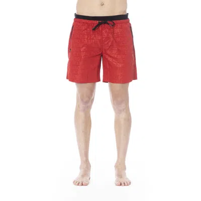 Iceberg Polyester Men's Swimwear In Red