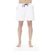Iceberg Polyester Men's Swimwear In White