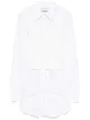 Iceberg Poplin Shirt Set In White