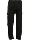 Iceberg Pressed-crease Stretch-cotton Tailored Trousers In Schwarz
