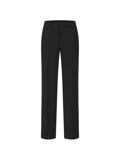 Iceberg Pressed-crease Trousers In Black