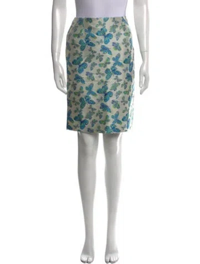 Pre-owned Iceberg Printed Knee-length Skirt In Multi