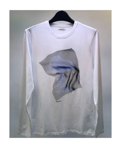 Iceberg Printed Long-sleeved T-shirt In Gray