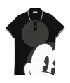 Iceberg Printed Pattern Polo Shirt In Black