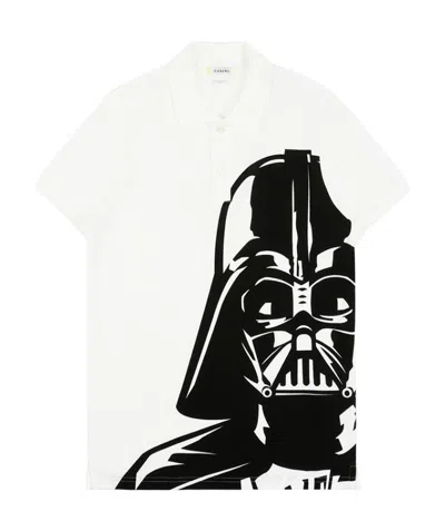 Iceberg Printed Pattern Polo Shirt In White
