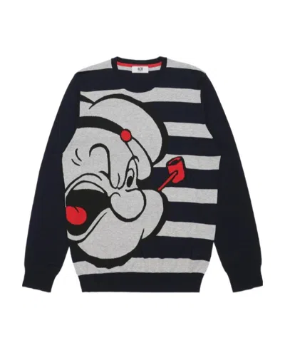 Iceberg Printed Pattern Pullover In Black
