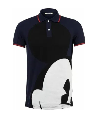 Iceberg Printed Polo Shirt In Black