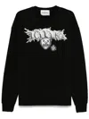 Iceberg Man Sweatshirt Black Size Xl Cotton In Black