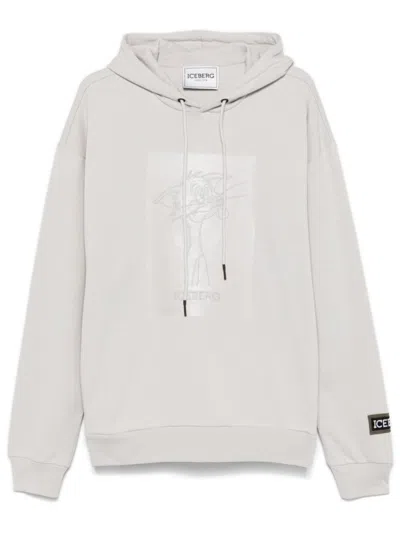 Iceberg Printed Sweatshirt In Weiss